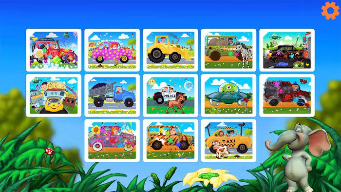 汽车拼图游戏 Cars Puzzles Game – Funny Car & Trucks Preschool Jigsaw Education Learning Puzzle Games for Babies, Kids & Toddlers_2
