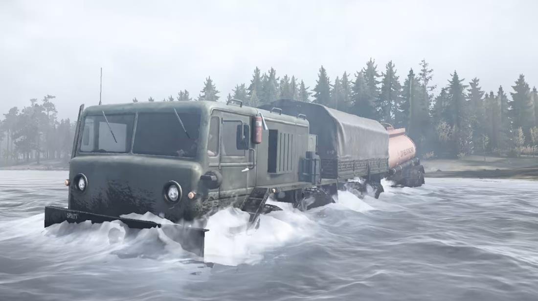 旋转轮胎 泥泞奔驰 MudRunner - American Wilds_2