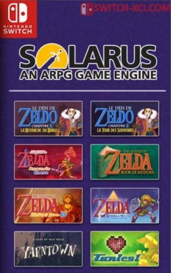 switch《塞尔达合集 Solarus Engine + 10》英文NSP下载