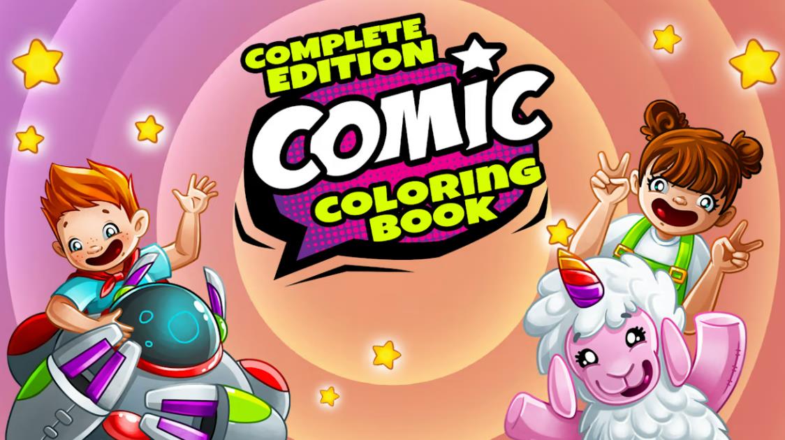 Comic Coloring Book