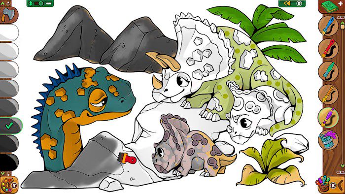 着色书 木匠山的故事 Coloring Pages: Lumberhill Tales