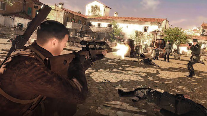 switch《狙击精英4 Sniper Elite 4》中文版nsp下载【1.0.3补丁+13个DLC】