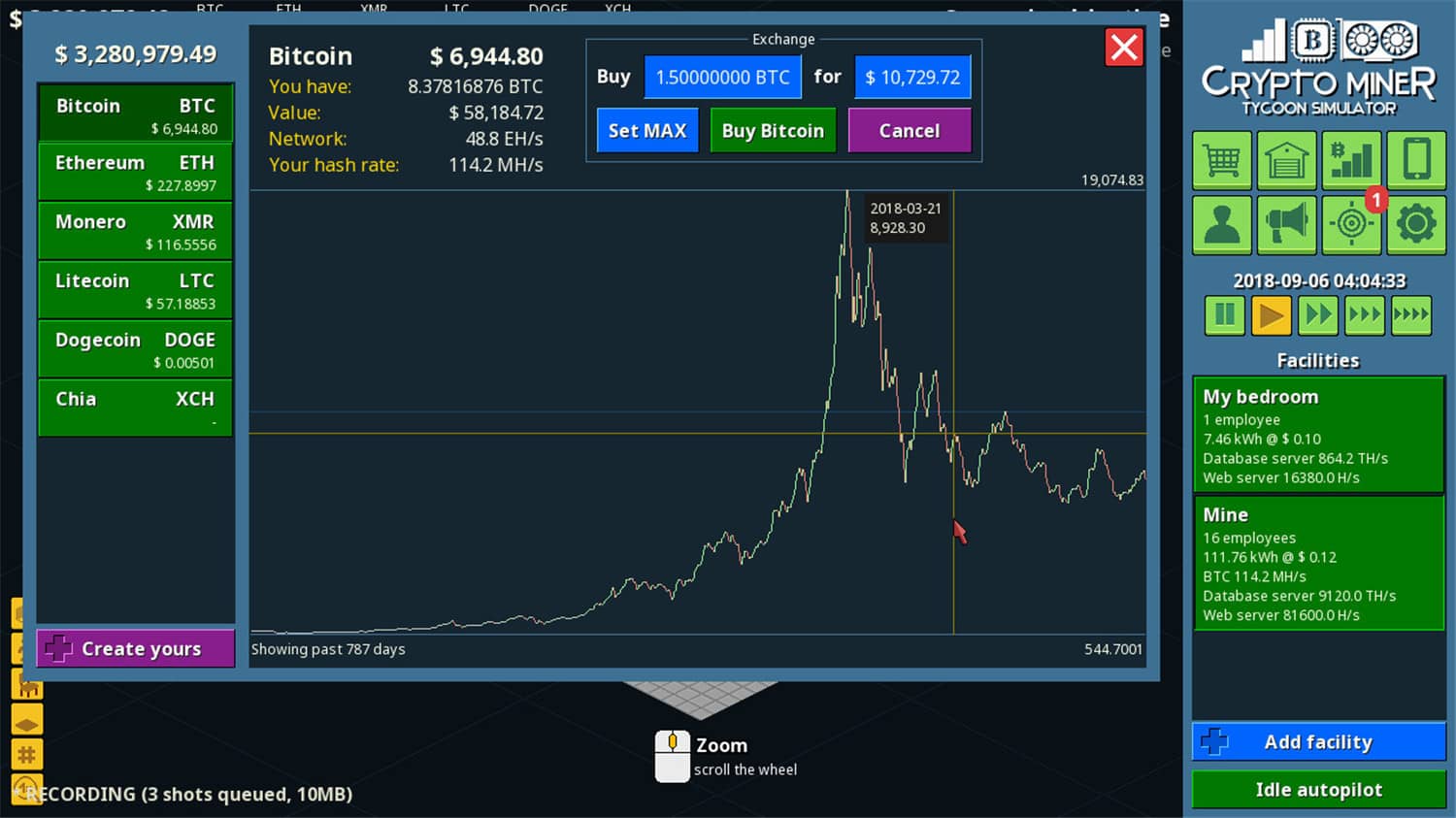 挖矿大亨模拟器 Crypto Miner Tycoon Simulator