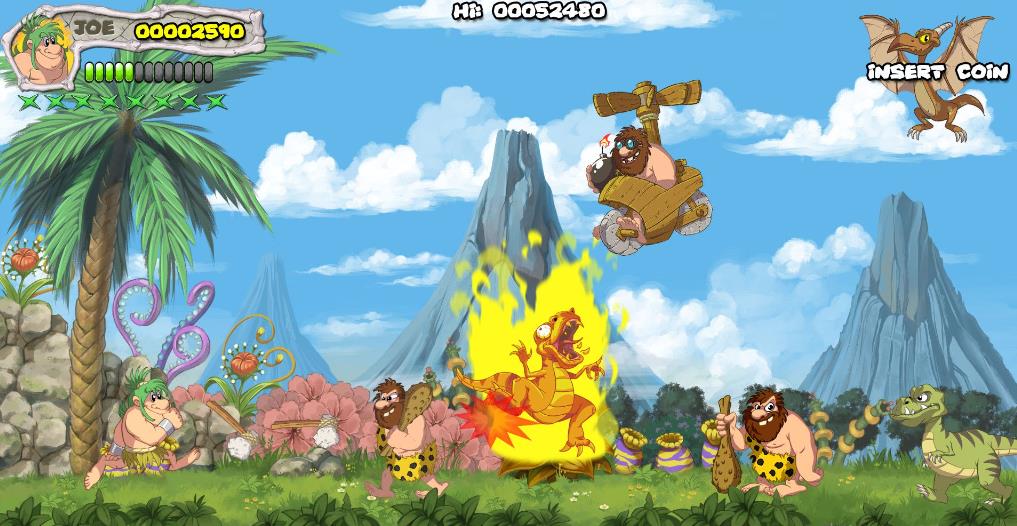 战斗原始人 重制版(New Joe & Mac - Caveman Ninja)_1