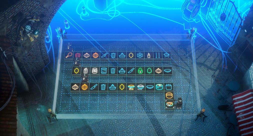 霓虹面：赛博朋克厨房自动化（Neon Noodles Cyberpunk Kitchen Auto）_1