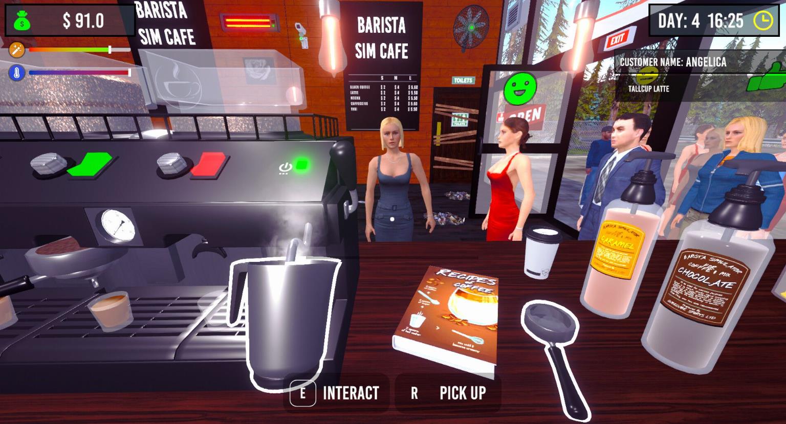 咖啡师模拟器（Barista Simulator）