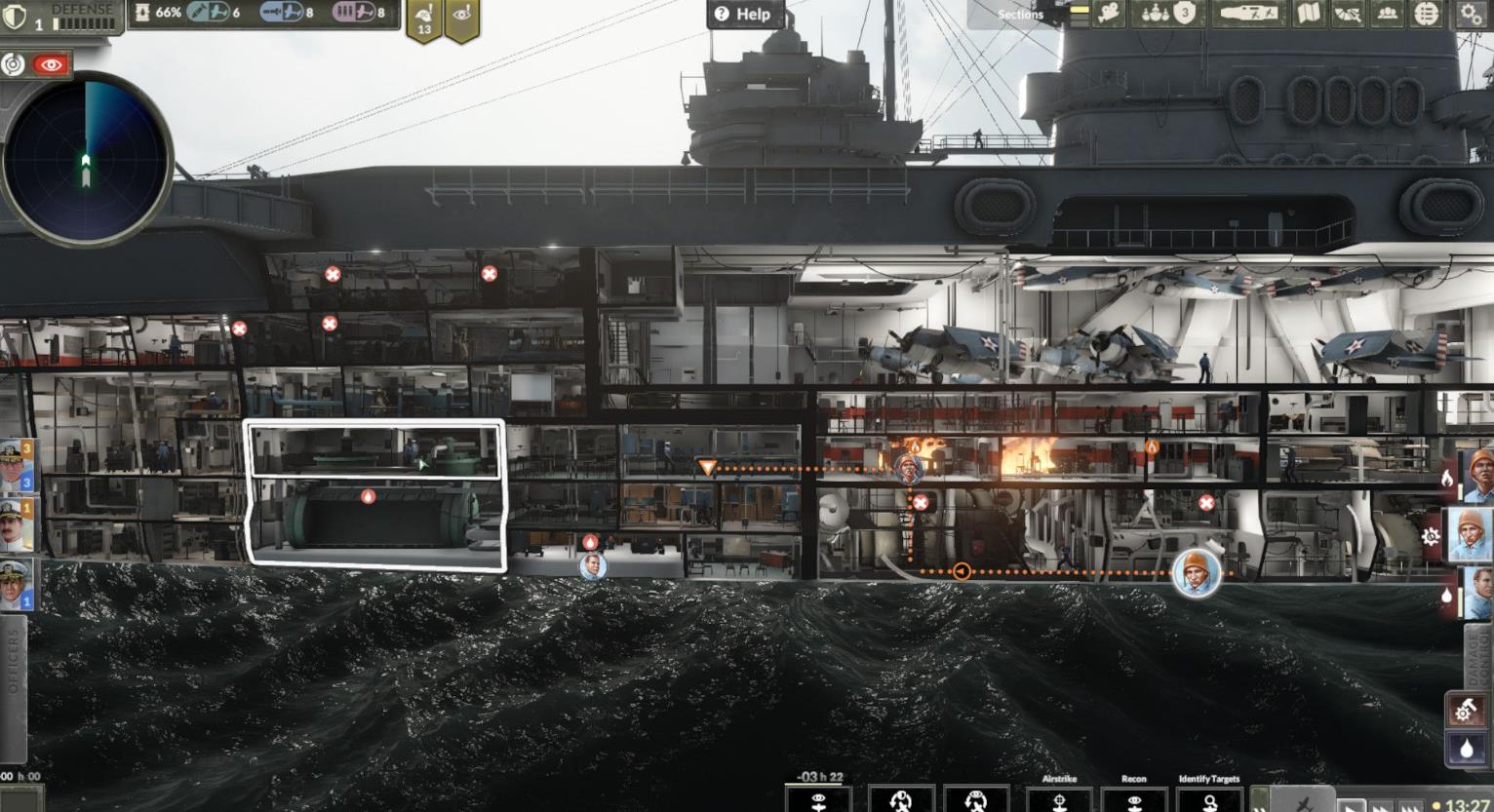 航母生存（Aircraft Carrier Survival）