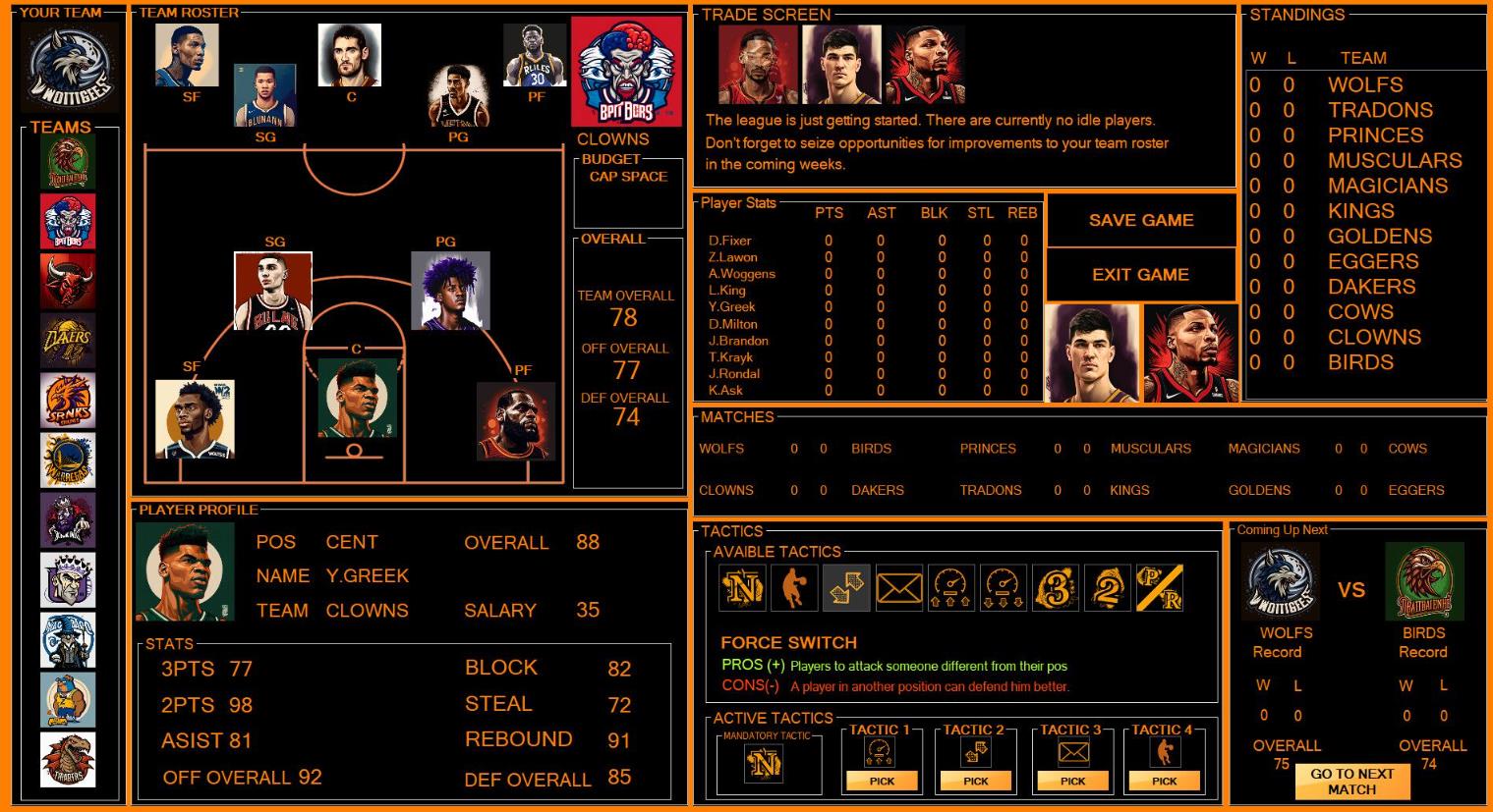 NFBL梦幻篮球联盟（NFBL-NATIONAL FANTASY BASKETBALL LEAGUE）_1