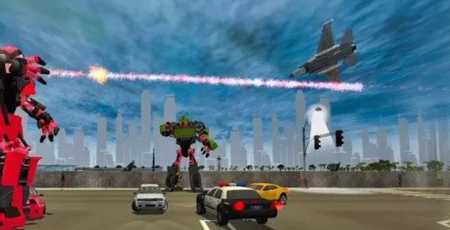 switch《机器人汽车战争改造战机》英文版金手指下载