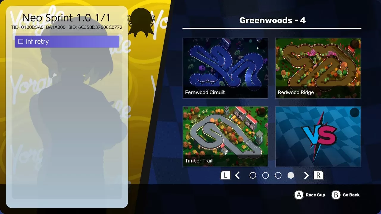 switch《Neo Sprint》英文版金手指下载