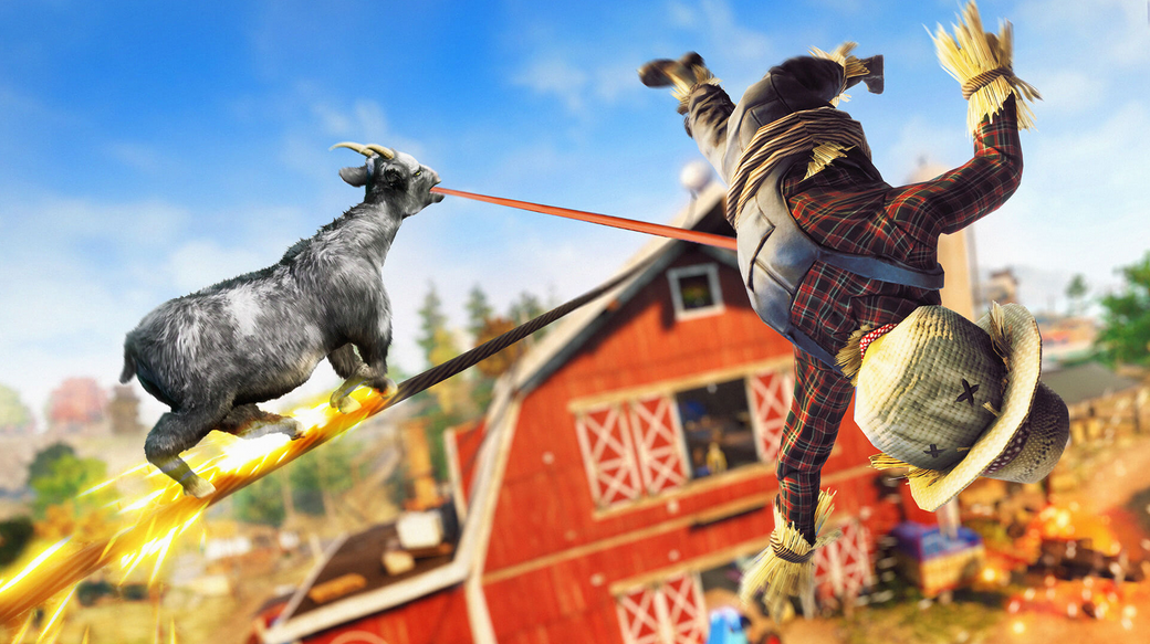 《模拟山羊3 Goat Simulator 3》中文v1.1.2.0版+山羊模拟器：重制版 Goat Simulator Remastered v1.38.14026版+集成全DLC