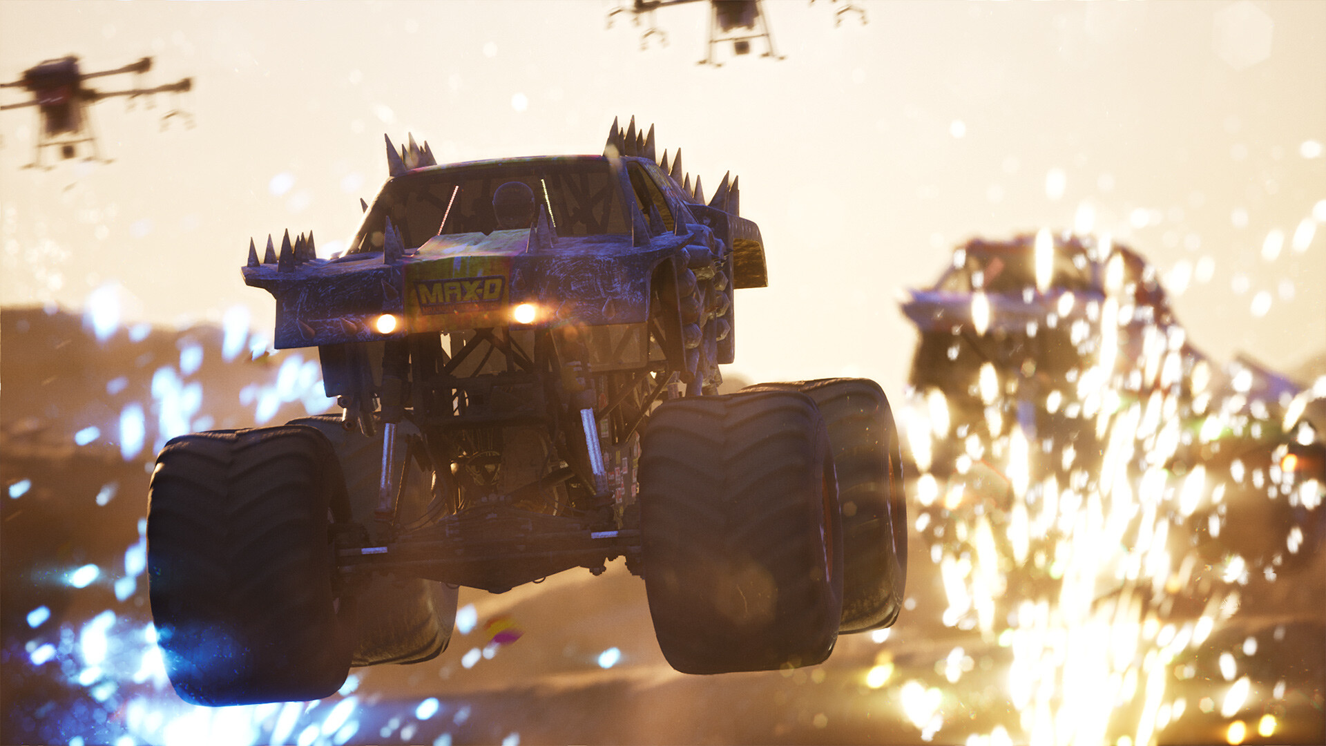 switch游戏《怪物卡车对决 Monster Jam Showdown》美版中文+1.0.8补丁+3DLC