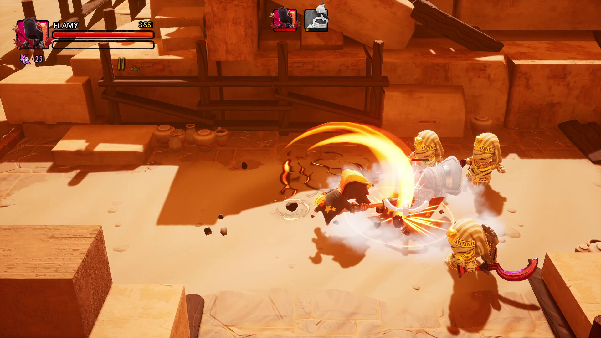 switch游戏《大头盔英雄 Big Helmet Heroes》美版中文+1.0.3补丁