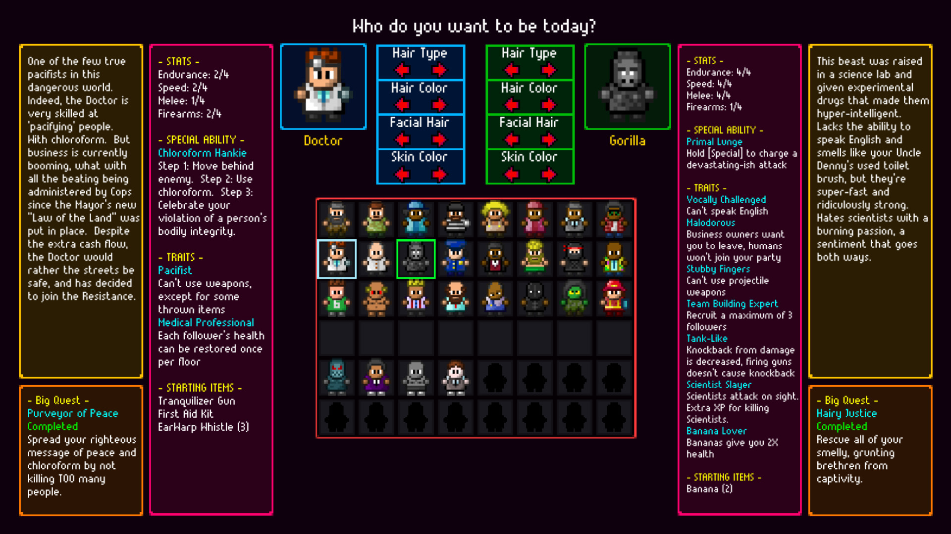 PC游戏《地痞街区 Streets of Rogue》中文v98联机版