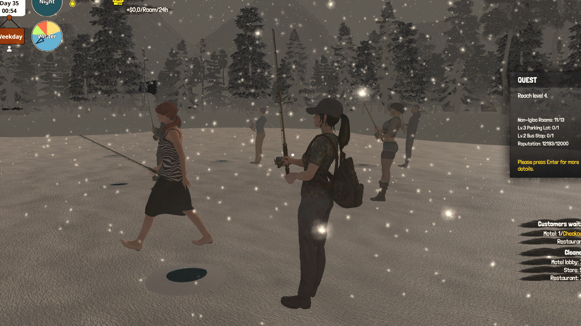 PC游戏《北极汽车旅馆模拟器 Arctic Motel Simulator》中文v1.0.0