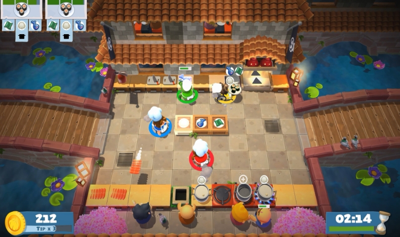switch游戏《胡闹厨房2 Overcooked! 2》美版中文+1.0.17补丁+5DLC