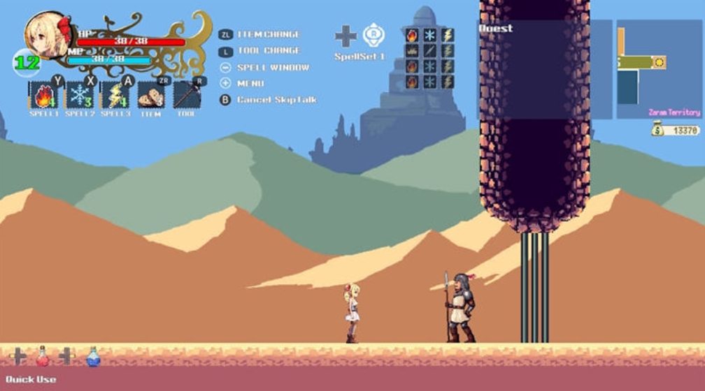 switch游戏《魔法使莉莉 魔法少女的奇境冒险 Witchroid》美版中文+1.03补丁