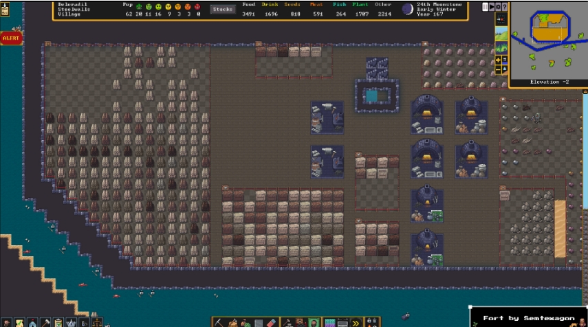 PC游戏《矮人要塞 Dwarf Fortress》中文v50.14