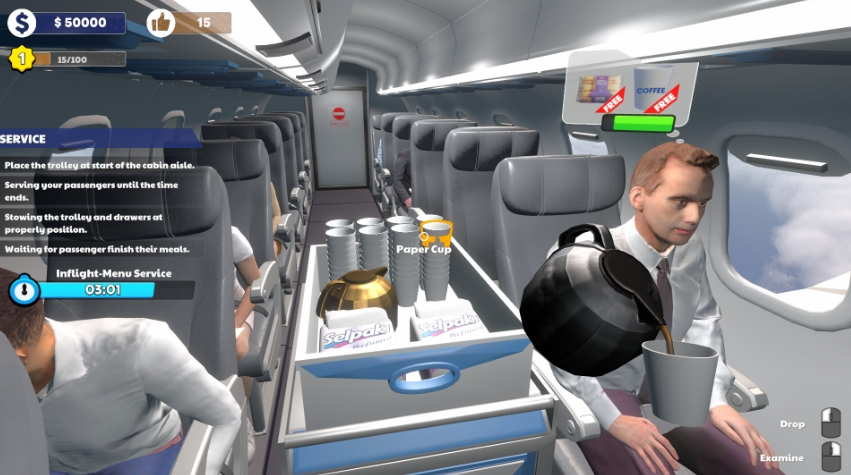 PC游戏《空乘人生模拟器 Cabin Crew Life Simulator》中文+Build.17917930