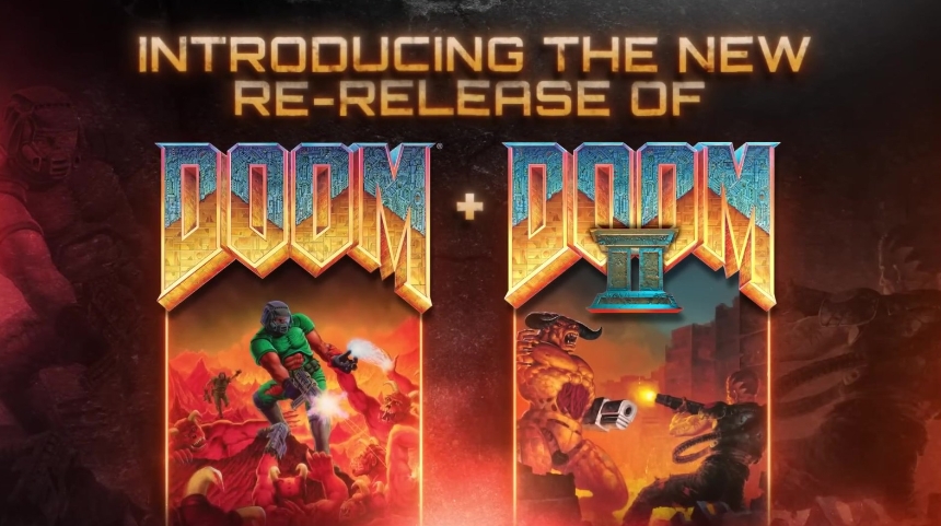 switch游戏《毁灭战士 1+2 最终增强版 DOOM + DOOM II》美版中文+1.0.5补丁