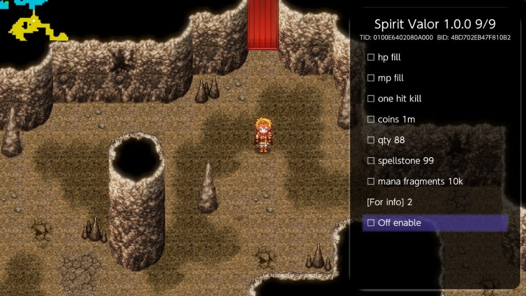 switch Spirit Valor 双翼世界的精灵勇者 金手指