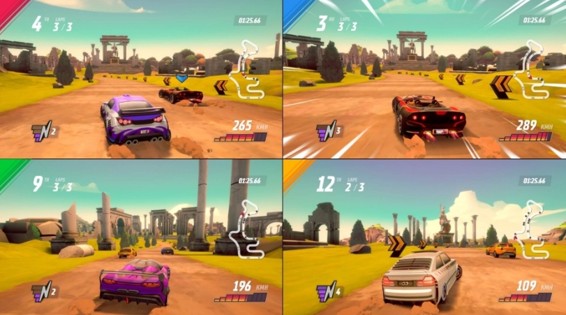 switch游戏《追逐地平线2 Horizon Chase 2》美版中文+1.6.9补丁