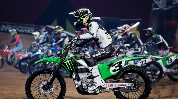 PS5游戏《野兽越野摩托车：官方游戏4.Monster Energy Supercross: The Official Videogame 4》英文v1.010.000