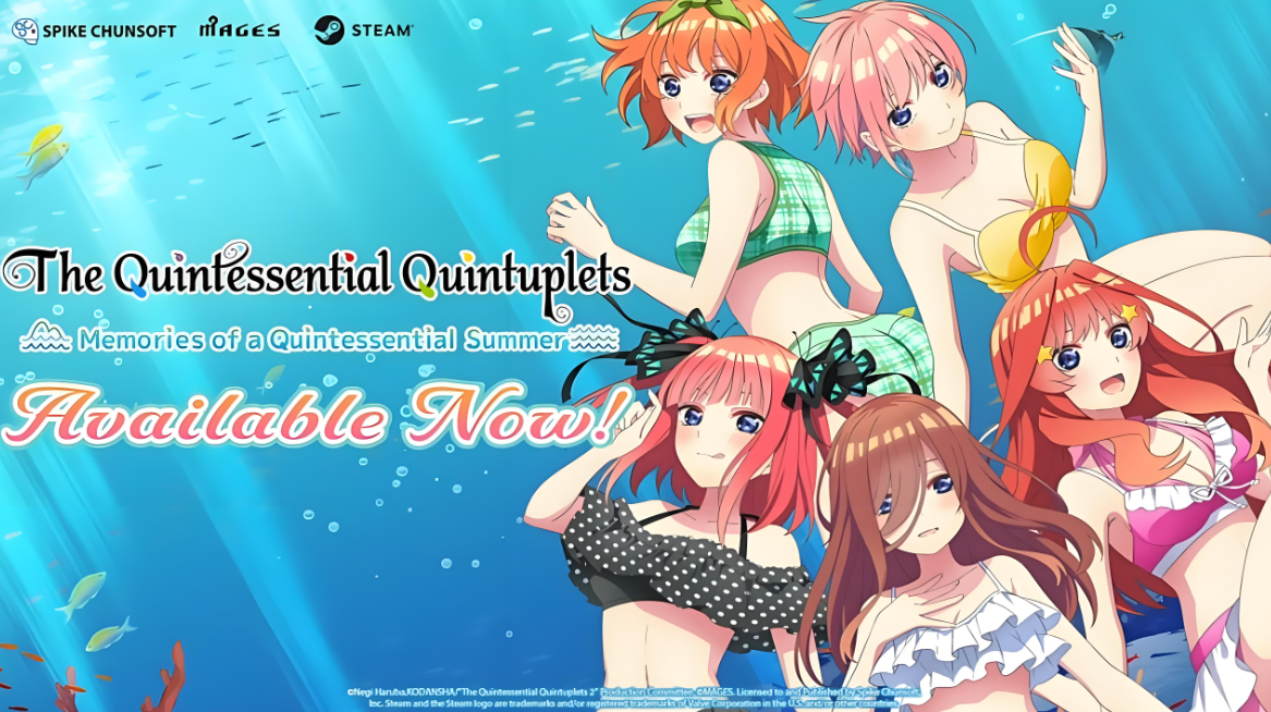 【9.00】PS4游戏《五等分的新娘 ～与你一起度过的五个回忆～ The Quintessential Quintuplets: Five Memories Spent With You》中文版下载 v1.01