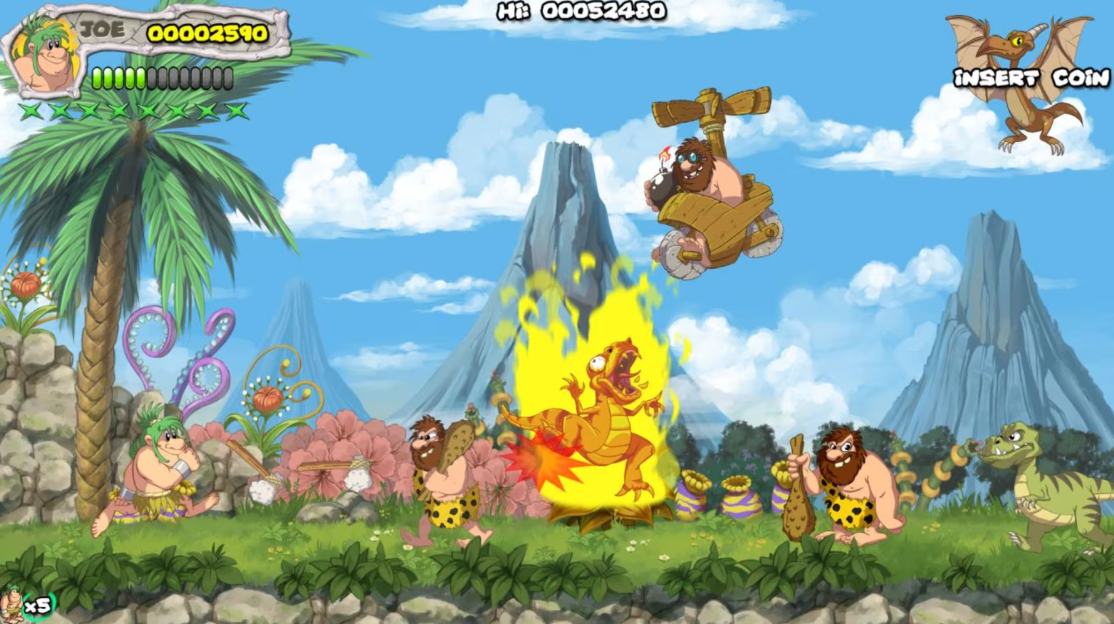 新战斗原始人：穴居人忍者 New Joe & Mac: Caveman Ninja_1