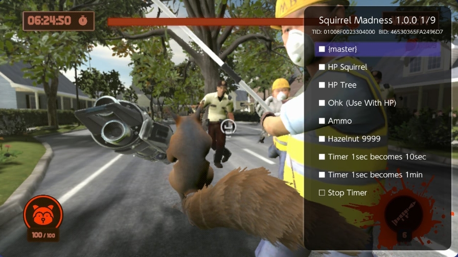 switch松鼠疯狂 Squirrel Madness 金手指 1.0.0