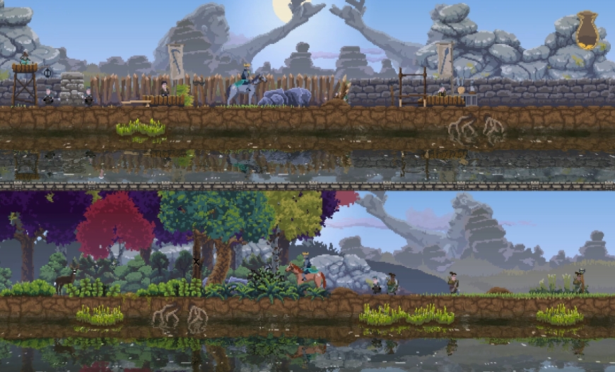 switch游戏《王国：双冠 Kingdom Two Crowns》美版中文+2.1.4补丁+2DLC NSZ下载