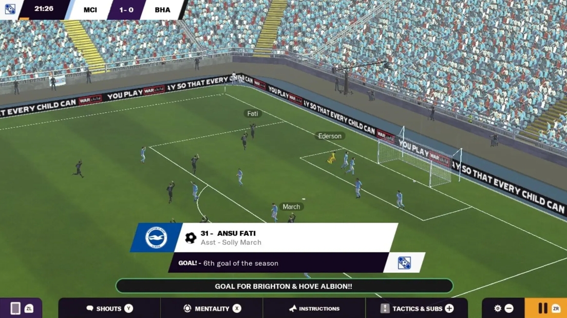 switch游戏《足球经理24 触摸版 Football Manager 2024 Touch》美版+1.0.7补丁NSZ下载