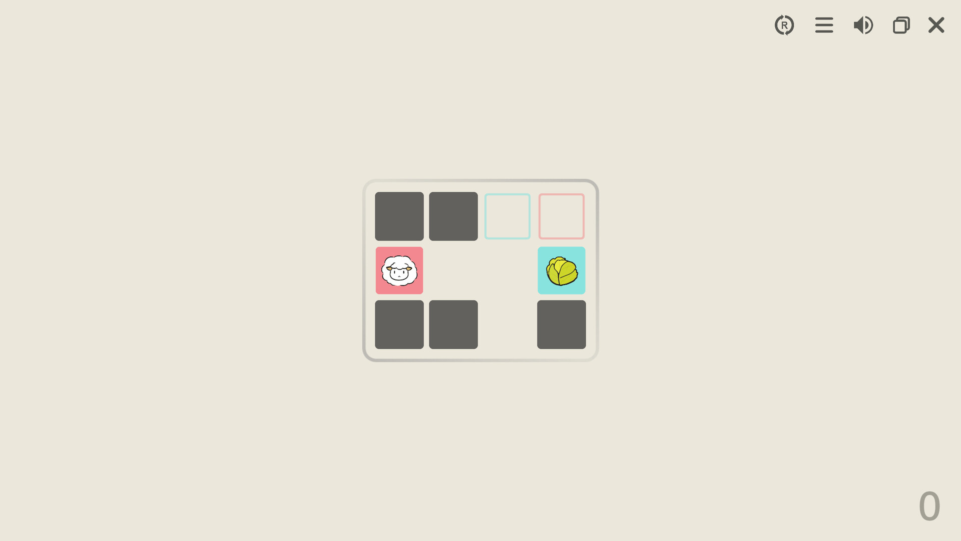 狼 羊 卷心菜/Wolf Sheep Cabbage_1