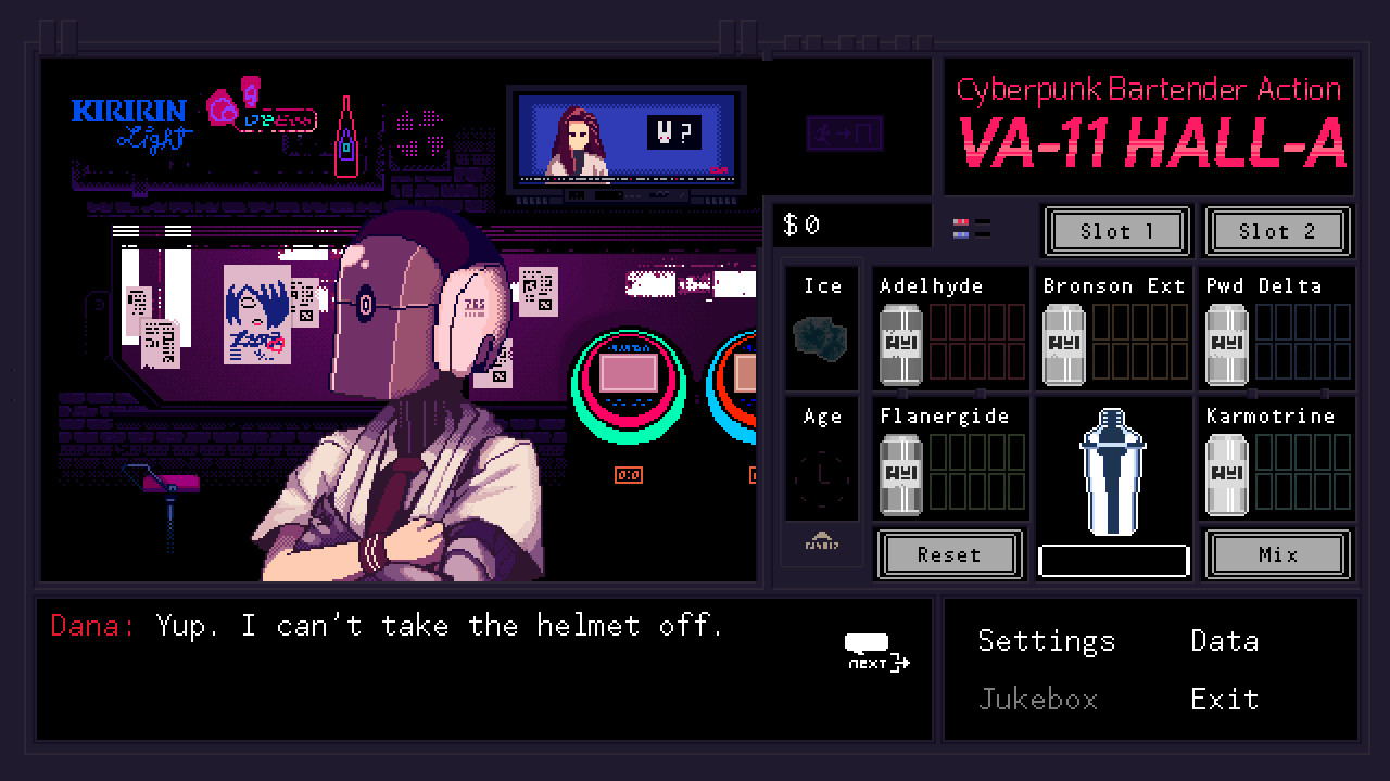 PC游戏《VA-11 HALL-A：赛博朋克酒保行动/VA-11 Hall-A: Cyberpunk Bartender Action》中文v1.3下载