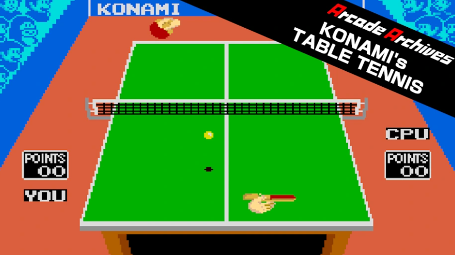 switch街机档案乒乓球 Arcade Archives KONAMI’s TABLE TENNIS 1.0 金手指