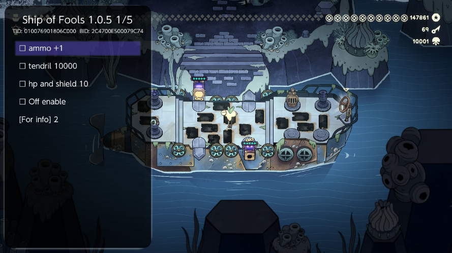 switch同舟共济 Ship of Fools+1.0.5 金手指