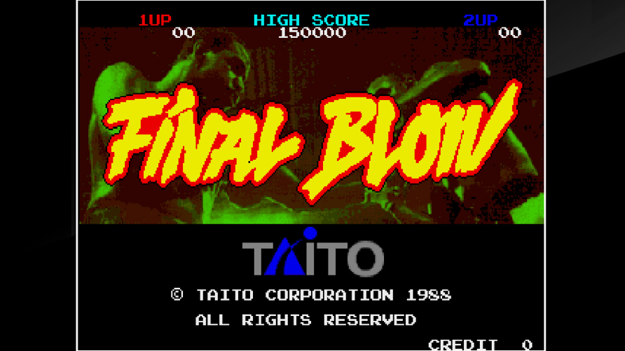 switch街机档案最终打击 Arcade Archives FINAL BLOW 1.0 金手指