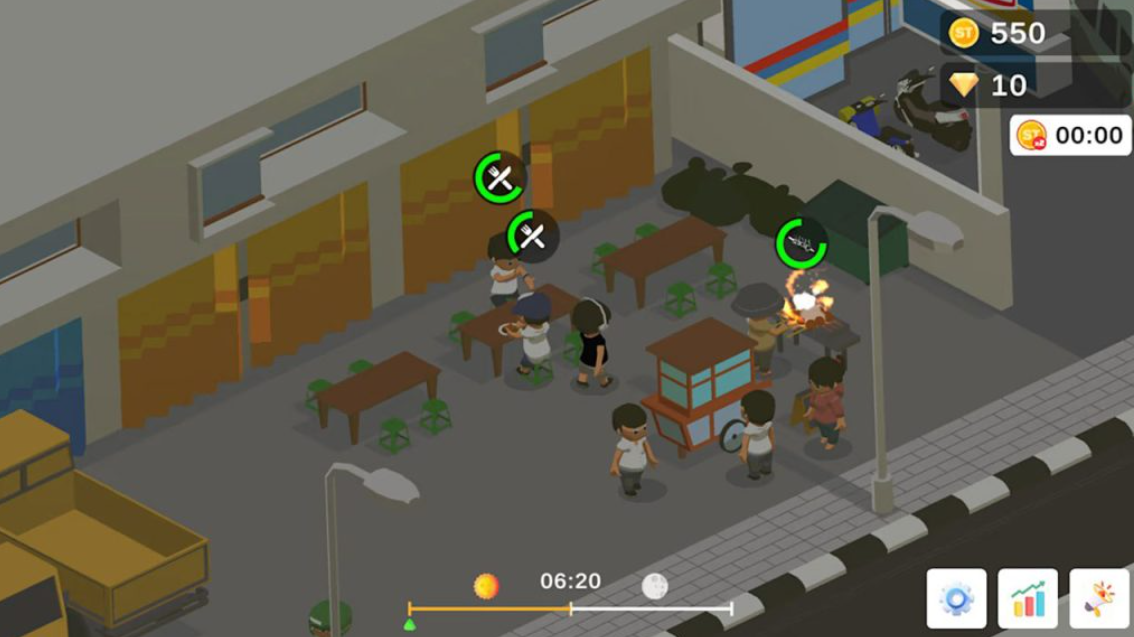 switch游戏《沙嗲大亨 Satay Shop Tycoon》美版中文+1.1补丁NSZ下载