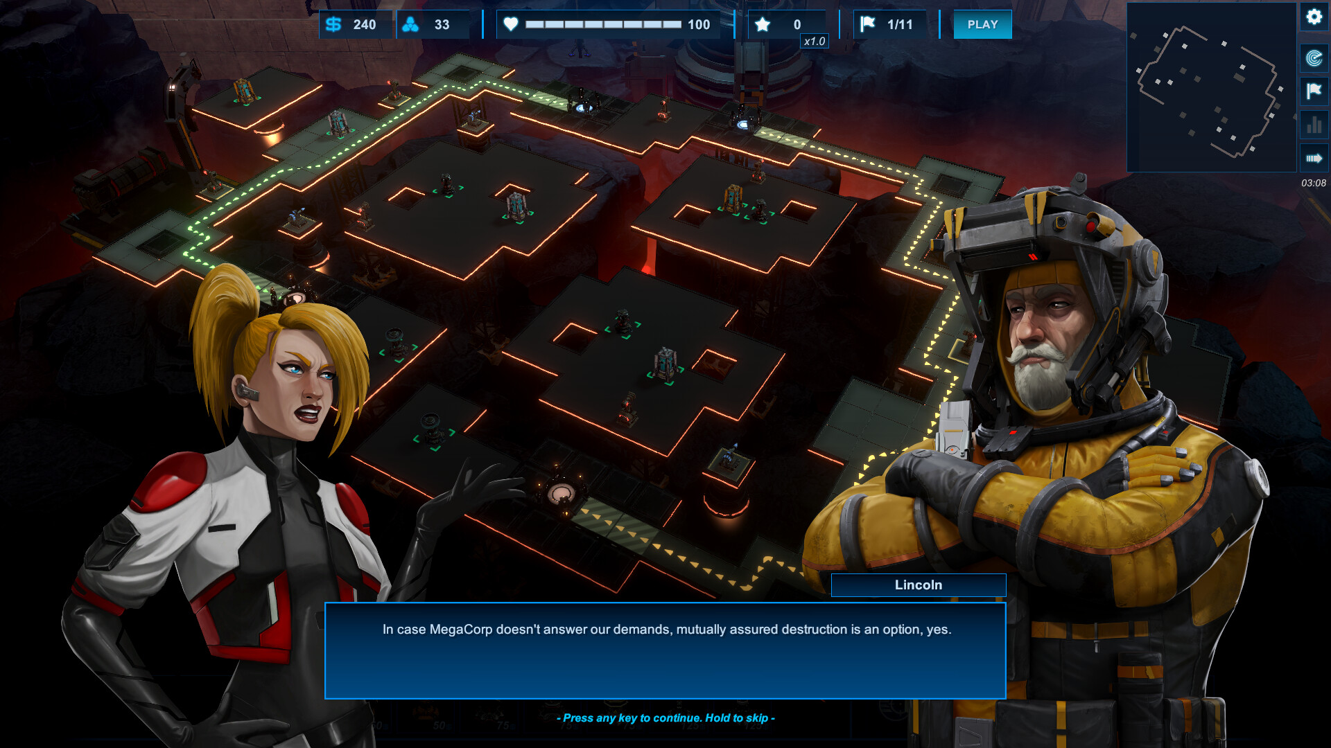 《铁壁矩阵：轴突塔防/Axon TD: Uprising》PC中文版下载-含v1.2.2