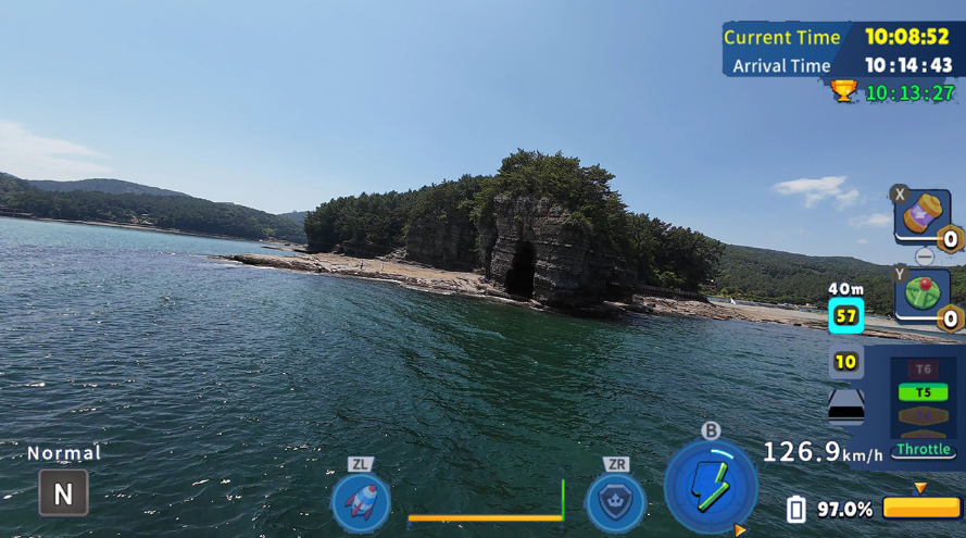 switch游戏《韩国无人机飞行游览 床足岩 Korean Drone Flying Tour》美版中文NSZ下载