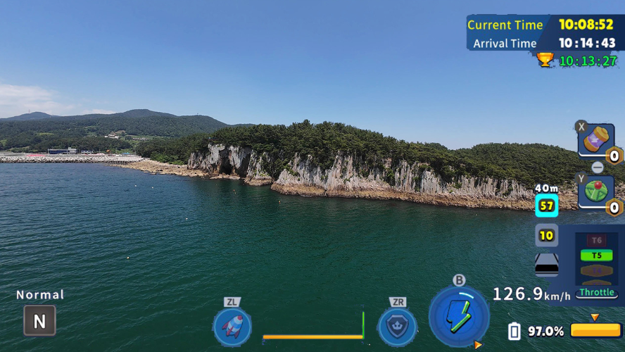 《韩国无人机飞行游览 屏风岩 Korean Drone Flying Tour》Switch美版中文NSZ下载