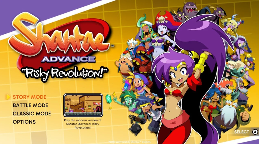 《桑塔高级版：高风险革命 Shantae Advance：Risky Revolution》Switch金手指下载