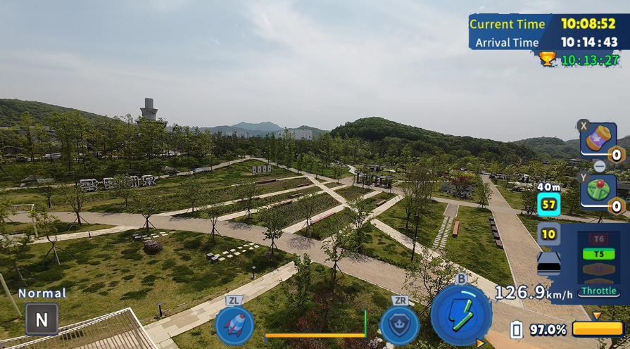 《韩国无人机飞行游览梧南湖水公园 Korean Drone》Switch美版中文NSZ下载