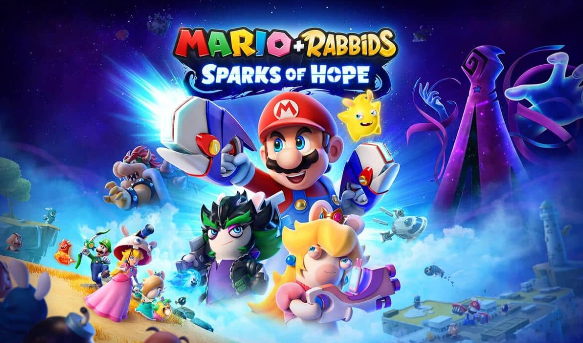 《马里奥+疯狂兔子：星耀之愿 Mario+Rabbids: Sparks of Hope》Switch中文版NSP下载 – 含补丁+DLC+金手指