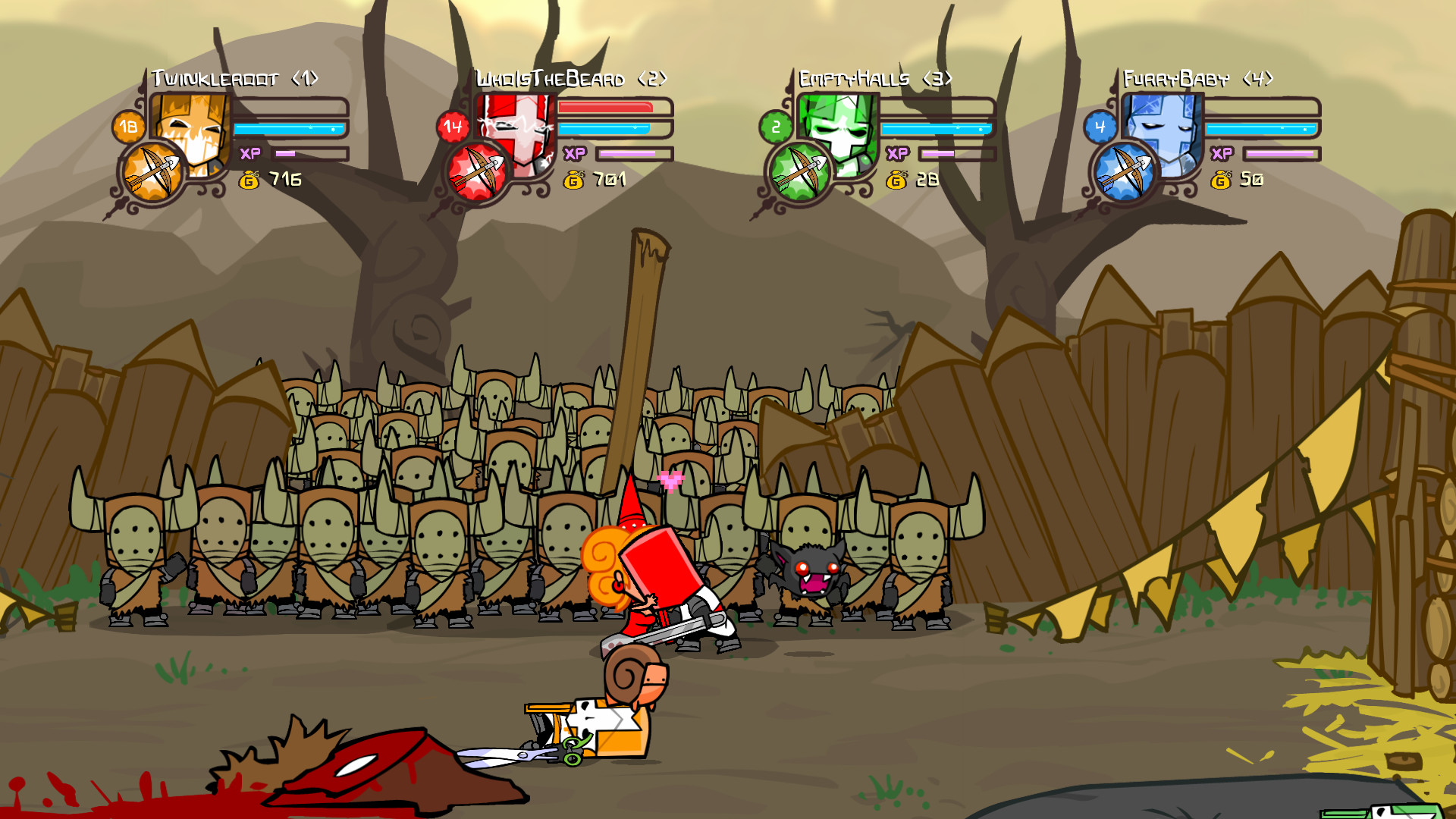 《城堡破坏者/Castle Crashers》PC中文版下载-含v3.0联机版