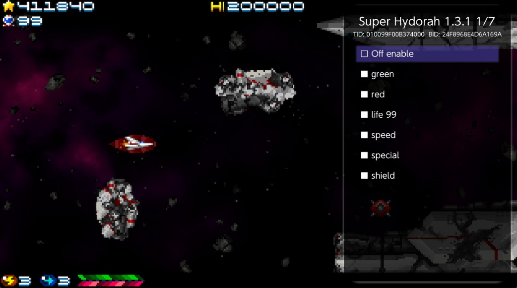 《超级海多拉 Super Hydorah》Switch中文金手指下载 – 含1.3.1