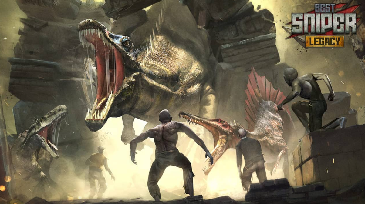 《最佳狙击手：恐龙猎手 与 射手 3D Best Sniper Legacy:Dino Hunt & Shooter 3D》Switch英文版NSZ下载