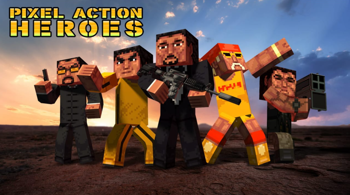 《方块世界：像素动作英雄 Pixel Action Heroes》Switch英文版NSZ下载